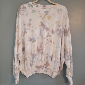 Young Fabulous & Broke Neutral Tie-Dye Crewneck Sweatshirt